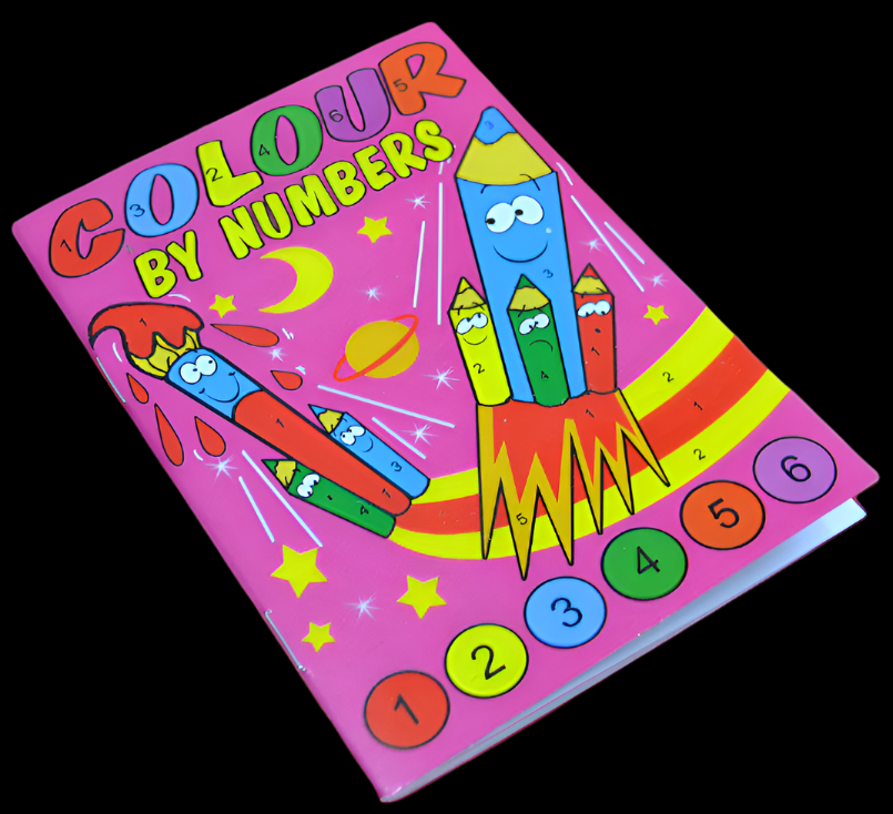 Colouring Numbers Colouring Book For Kids (Volume 2)