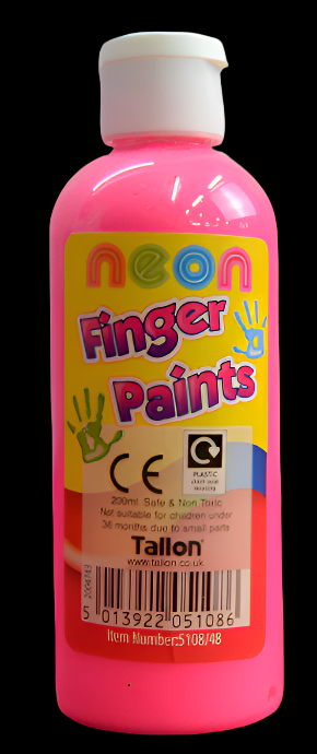 Neon Finger Paint