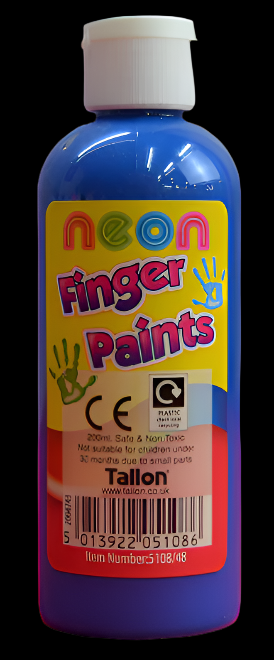 Neon Finger Paint