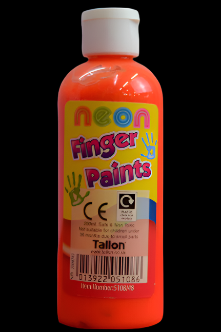 Neon Finger Paint