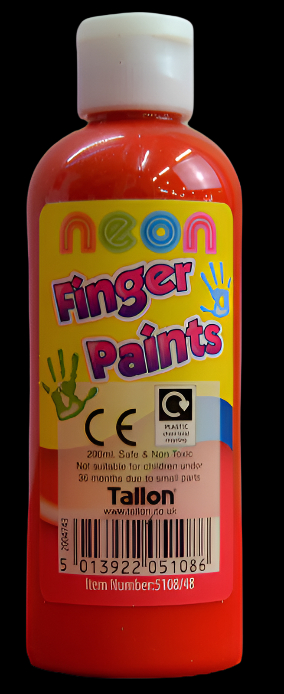 Neon Finger Paint