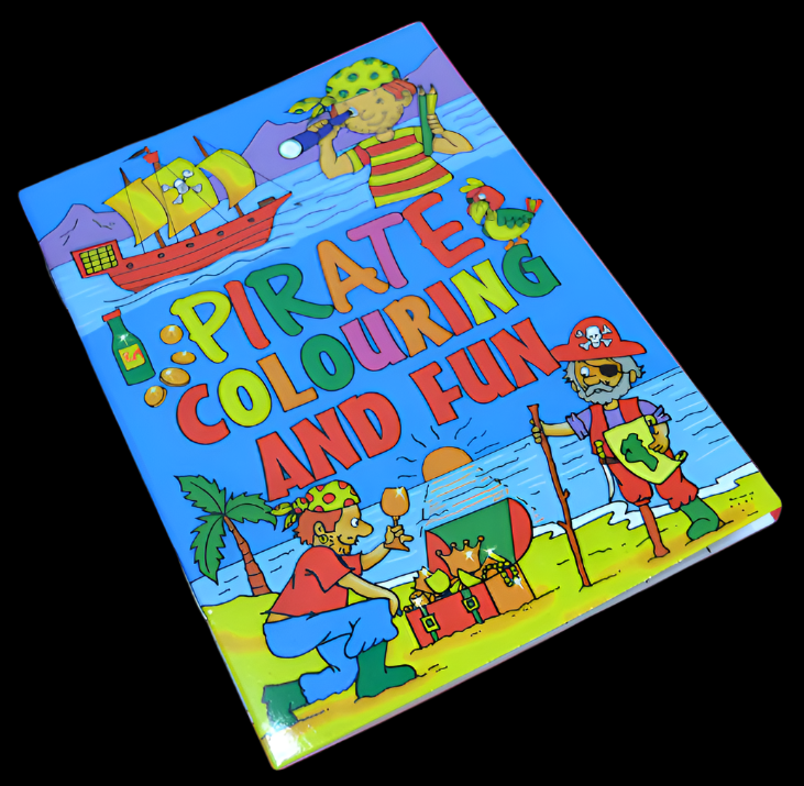 Pirate Colour and Fun Colouring Book